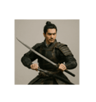 [アレンジ用]馬に乗った武士（個別スタンプ：4）
