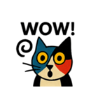 「アート風ねこちゃんの気まぐれトーク」（個別スタンプ：7）