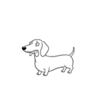 【変顔犬①】（個別スタンプ：1）