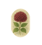 6月の花、アジサイ、Hydrangea（個別スタンプ：6）