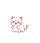 もちふわねこ（シロ）（個別スタンプ：7）