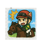 猫ジョッキーの全力競馬スタンプ（個別スタンプ：11）