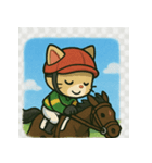 猫ジョッキーの全力競馬スタンプ（個別スタンプ：14）