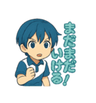 頑張るソフトテニス男子（個別スタンプ：16）