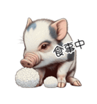 人間みたいなウリ坊（個別スタンプ：25）