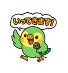 おしゃべりインコの毎日スタンプ（個別スタンプ：3）