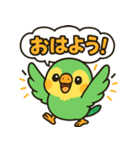 おしゃべりインコの毎日スタンプ（個別スタンプ：5）