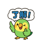 おしゃべりインコの毎日スタンプ（個別スタンプ：6）