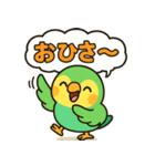 おしゃべりインコの毎日スタンプ（個別スタンプ：21）