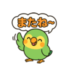 おしゃべりインコの毎日スタンプ（個別スタンプ：24）
