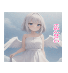 毎日使える天使スタンプ（個別スタンプ：10）