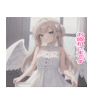 毎日使える天使スタンプ（個別スタンプ：22）