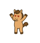 ことしのうまは、ちょっとかわいい！（個別スタンプ：9）