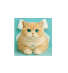 動くよ！まるっと猫から愛のメッセージ（個別スタンプ：2）