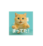 動くよ！まるっと猫から愛のメッセージ（個別スタンプ：14）