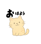 【毎日つかえる】ポジティブにゃんこ（個別スタンプ：5）