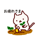 普段使いの手描きねこ7 《園芸編》（個別スタンプ：5）