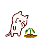 普段使いの手描きねこ7 《園芸編》（個別スタンプ：21）
