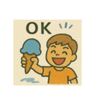昭和レトロな定番夏休み（個別スタンプ：8）