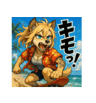 夏！毒舌犬。（個別スタンプ：11）