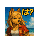 夏！毒舌犬。（個別スタンプ：18）