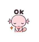 Summer Vibes with Pink Axolotl（個別スタンプ：8）