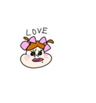 リボン女児の日常（個別スタンプ：1）