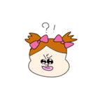 リボン女児の日常（個別スタンプ：5）