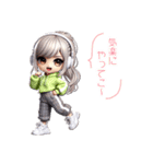 ちびダンサーのHIPHOPスタンプ（個別スタンプ：6）