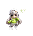 ちびダンサーのHIPHOPスタンプ（個別スタンプ：10）