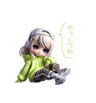 ちびダンサーのHIPHOPスタンプ（個別スタンプ：11）