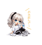 ちびダンサーのHIPHOPスタンプ（個別スタンプ：18）