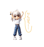 ちびダンサーのHIPHOPスタンプ（個別スタンプ：26）