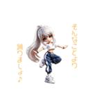 ちびダンサーのHIPHOPスタンプ（個別スタンプ：30）