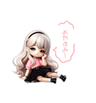 ちびダンサーのHIPHOPスタンプ（個別スタンプ：34）