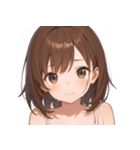 表情豊かな女の子 - かわいい日常スタンプ（個別スタンプ：23）