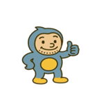 誰よりも低く跳ぶトリ（個別スタンプ：1）