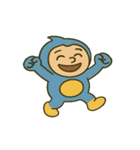 誰よりも低く跳ぶトリ（個別スタンプ：7）