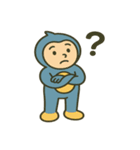 誰よりも低く跳ぶトリ（個別スタンプ：23）