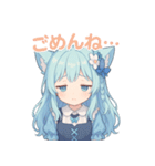 ふわもこネコちゃんの日常スタンプ（個別スタンプ：6）