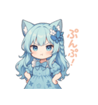 ふわもこネコちゃんの日常スタンプ（個別スタンプ：14）