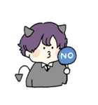 敬語の悪魔さん（個別スタンプ：7）