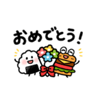 おむすびバーガー3（個別スタンプ：37）