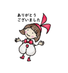 おかっぱ頭のバニーちゃん（個別スタンプ：13）
