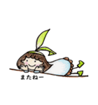 おかっぱ頭のバニーちゃん（個別スタンプ：14）