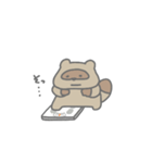 ゆるダイエットたぬきちゃん（個別スタンプ：5）