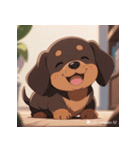 無言で伝わる犬の気持ち（個別スタンプ：1）