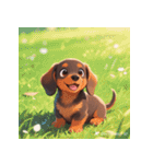 無言で伝わる犬の気持ち（個別スタンプ：3）