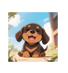 無言で伝わる犬の気持ち（個別スタンプ：4）