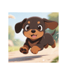 無言で伝わる犬の気持ち（個別スタンプ：9）